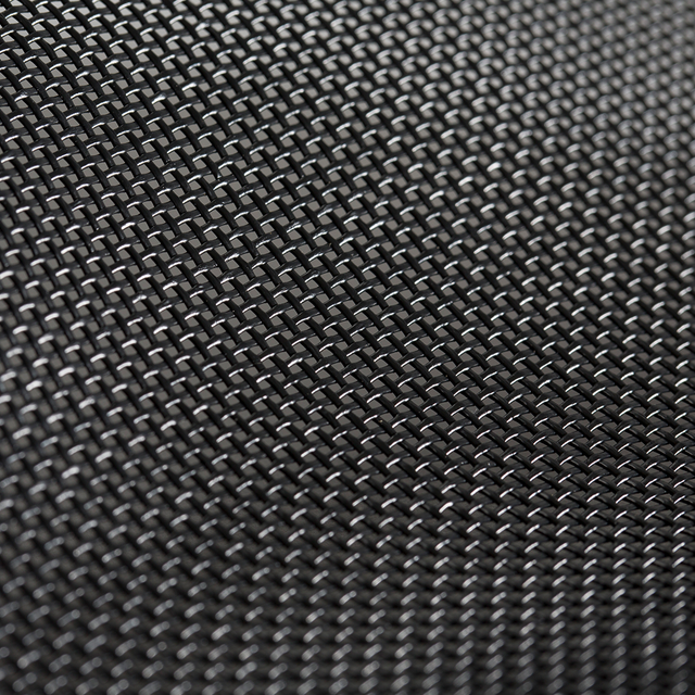 Black solar screen mesh