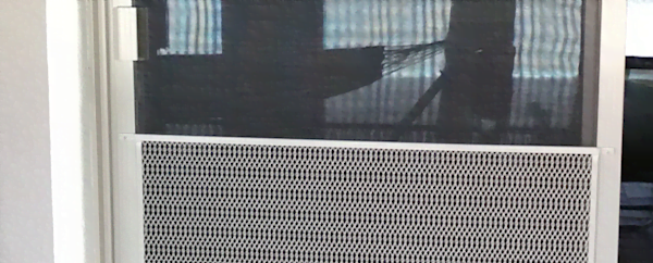 Pet resistant screen and grille